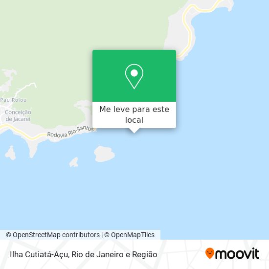 Ilha Cutiatá-Açu mapa