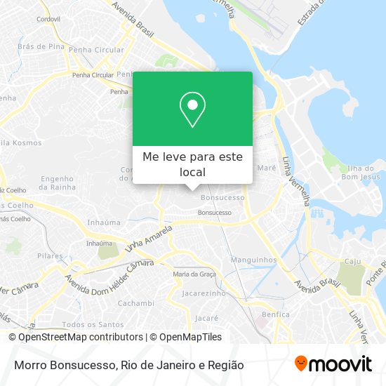 Morro Bonsucesso mapa