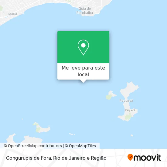 Congurupis de Fora mapa