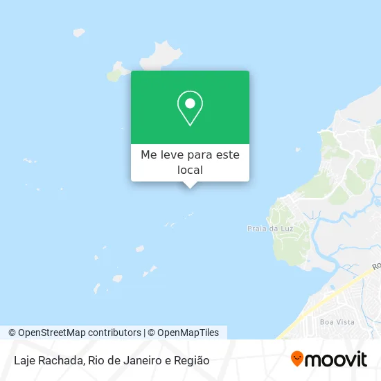 Laje Rachada mapa