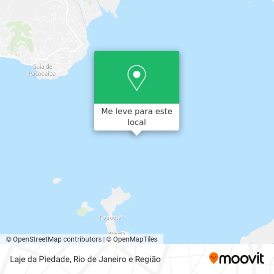 Laje da Piedade mapa