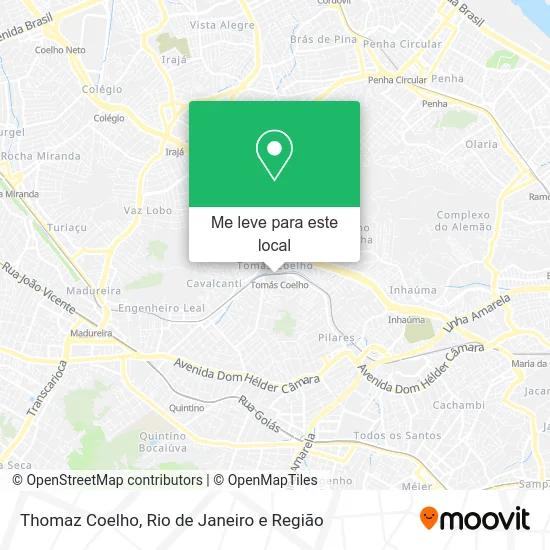 Thomaz Coelho mapa