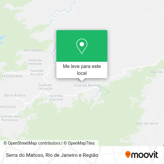 Serra do Matoso mapa