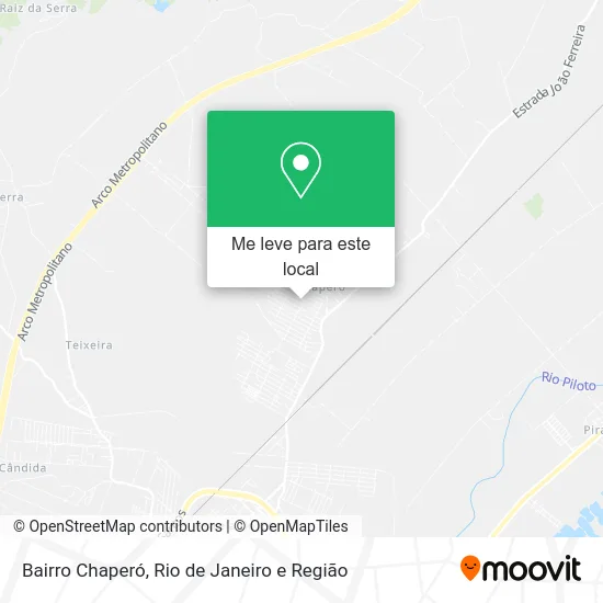 Bairro Chaperó mapa