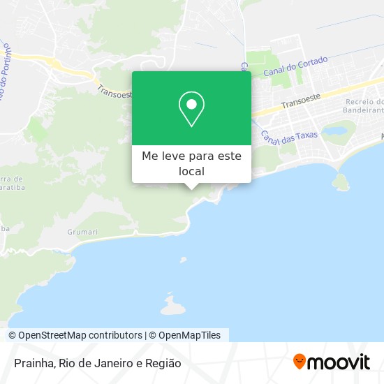 Prainha mapa