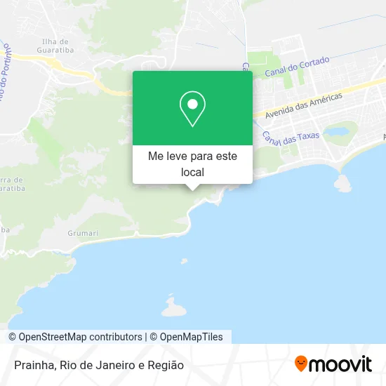 Prainha mapa