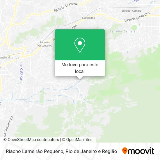 Riacho Lameirão Pequeno mapa