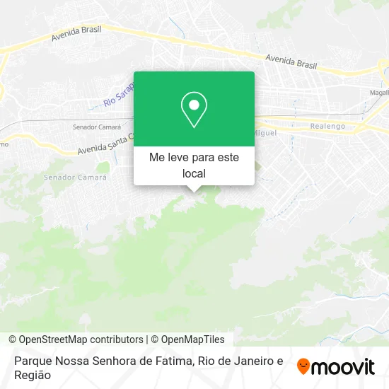 Parque Nossa Senhora de Fatima mapa