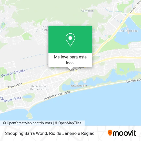 Shopping Barra World mapa