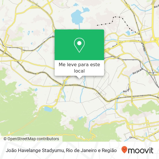 João Havelange Stadyumu mapa