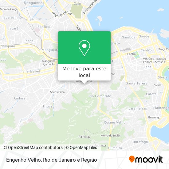 Engenho Velho mapa