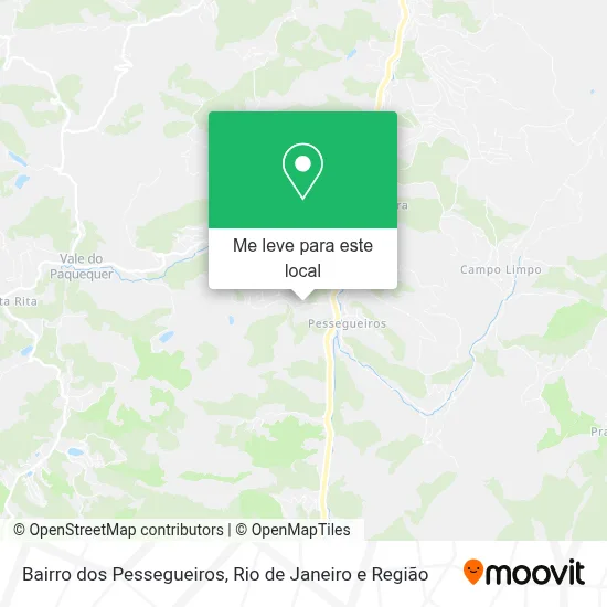 Bairro dos Pessegueiros mapa