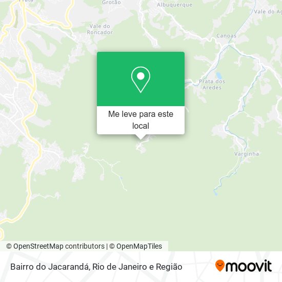 Bairro do Jacarandá mapa