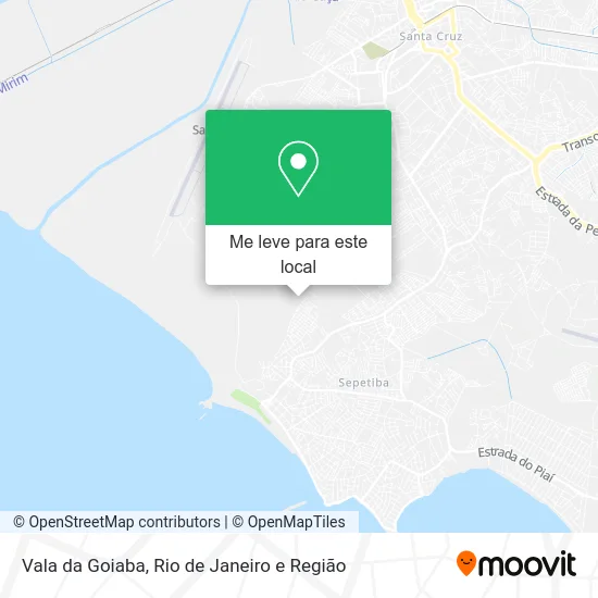 Vala da Goiaba mapa