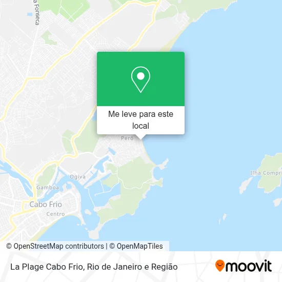 La Plage Cabo Frio mapa