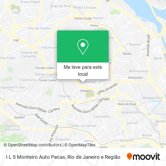 I L S Monteiro Auto Pecas mapa