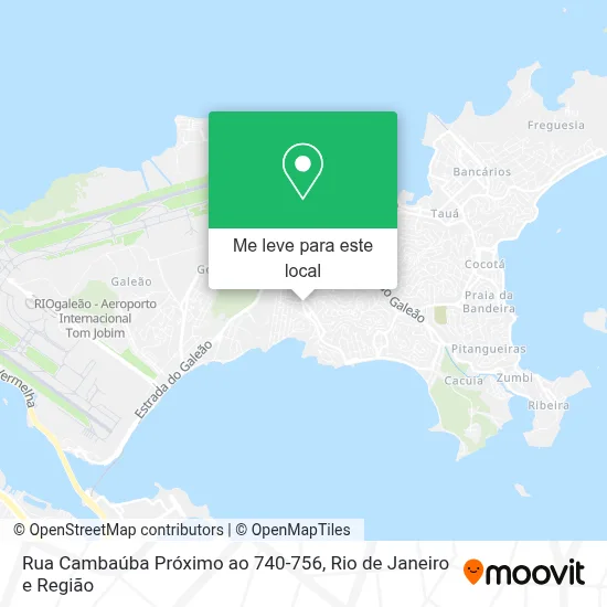 Rua Cambaúba Próximo ao 740-756 mapa