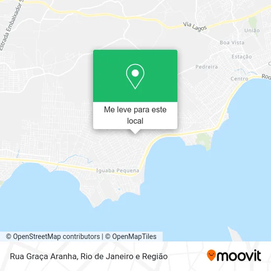Rua Graça Aranha mapa