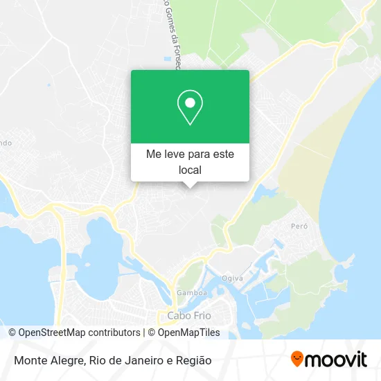 Monte Alegre mapa