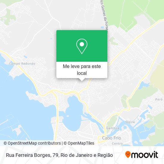 Rua Ferreira Borges, 79 mapa