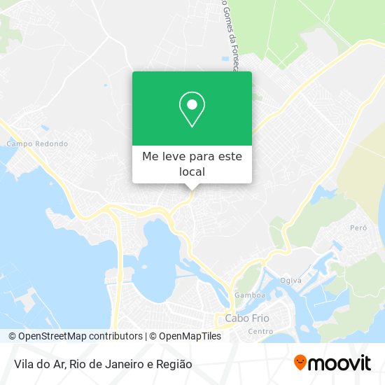 Vila do Ar mapa