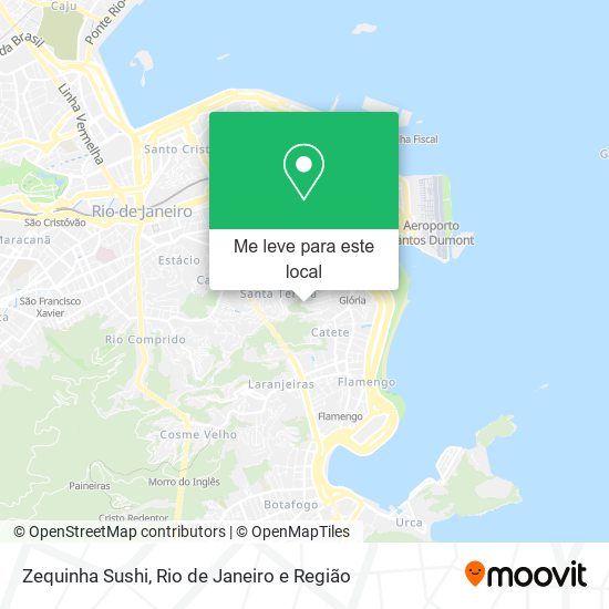 Zequinha Sushi mapa