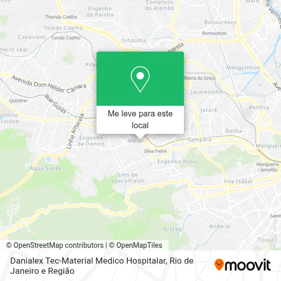 Danialex Tec-Material Medico Hospitalar mapa