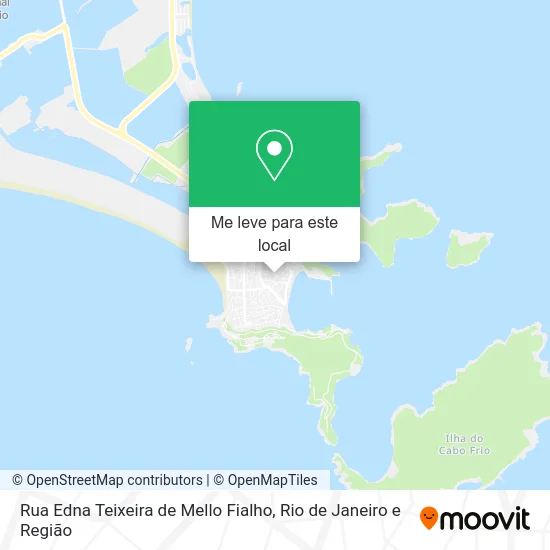 Rua Edna Teixeira de Mello Fialho mapa