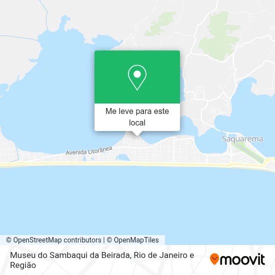 Museu do Sambaqui da Beirada mapa