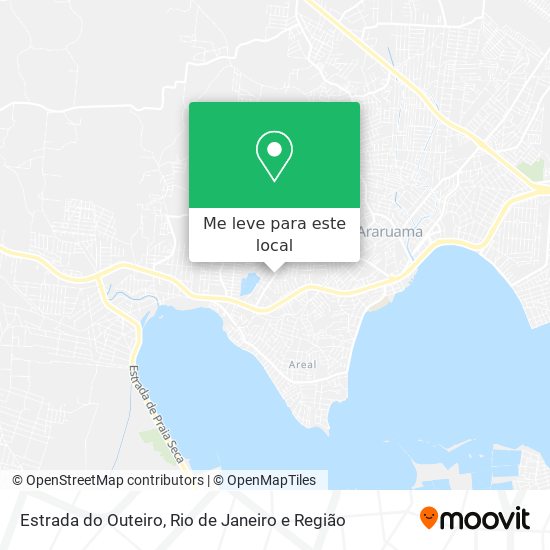 Estrada do Outeiro mapa