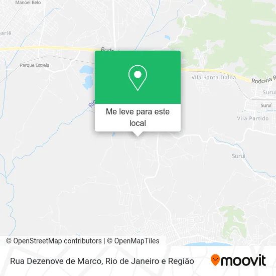 Rua Dezenove de Marco mapa