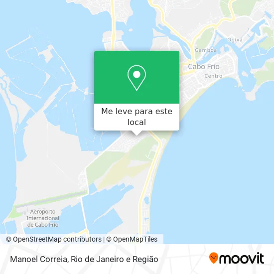 Manoel Correia mapa