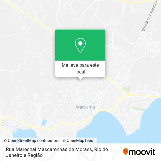 Rua Marechal Mascarenhas de Moraes mapa