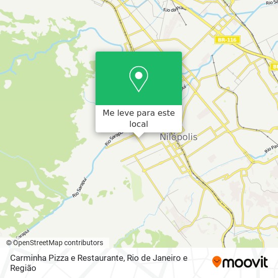 Carminha Pizza e Restaurante mapa