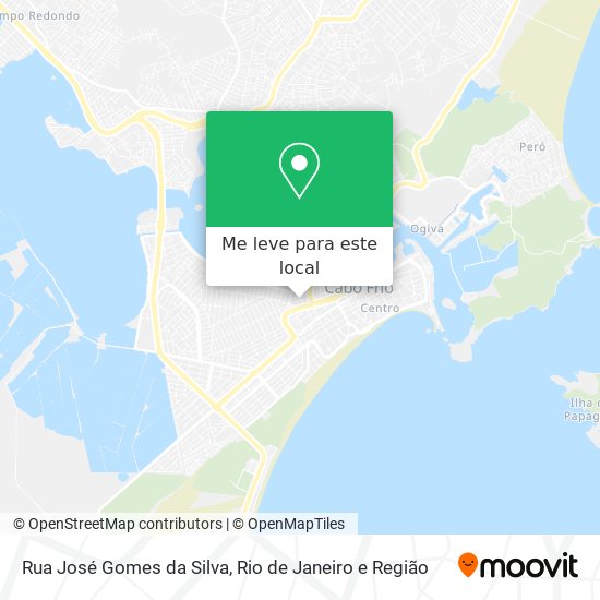 Rua José Gomes da Silva mapa