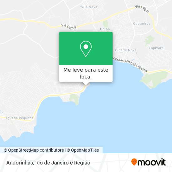 Andorinhas mapa