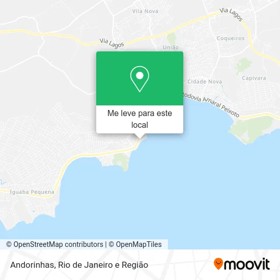 Andorinhas mapa