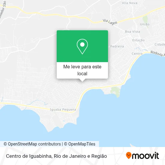 Centro de Iguabinha mapa