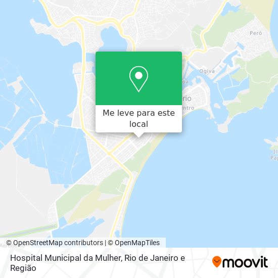 Hospital Municipal da Mulher mapa
