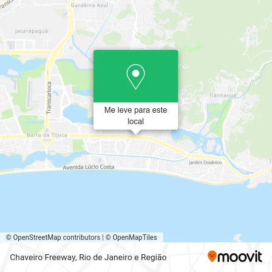 Chaveiro Freeway mapa