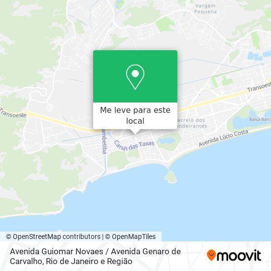 Avenida Guiomar Novaes / Avenida Genaro de Carvalho mapa