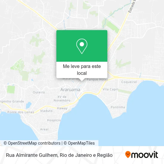 Rua Almirante Guilhem mapa