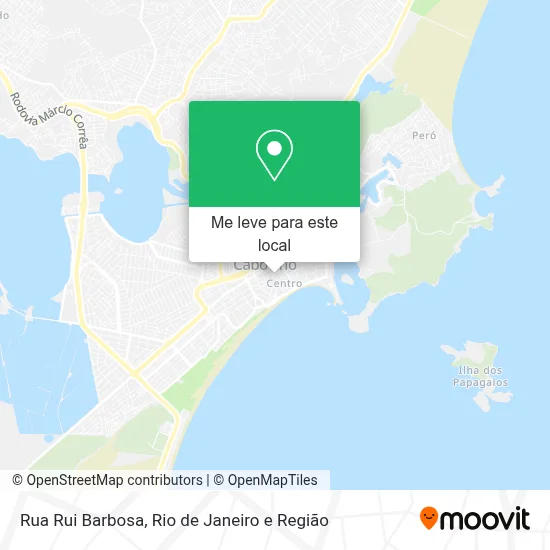 Rua Rui Barbosa mapa