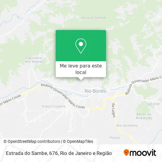 Estrada do Sambe, 676 mapa