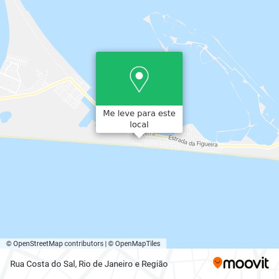 Rua Costa do Sal mapa