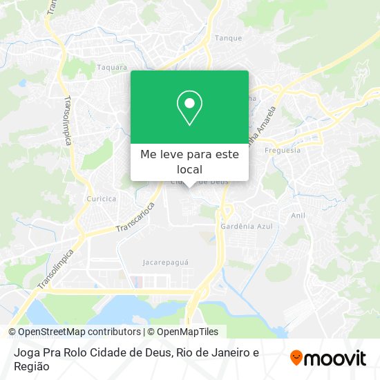 Joga Pra Rolo Cidade de Deus mapa