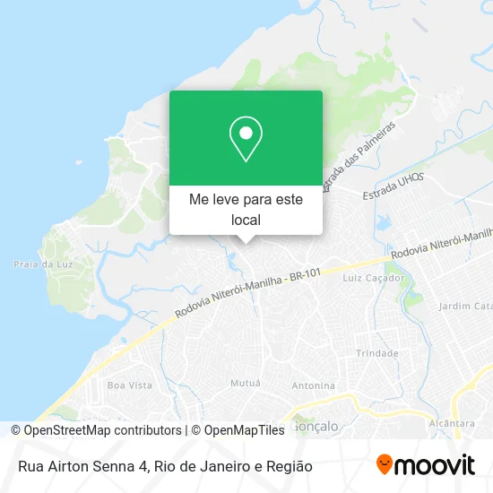 Rua Airton Senna 4 mapa