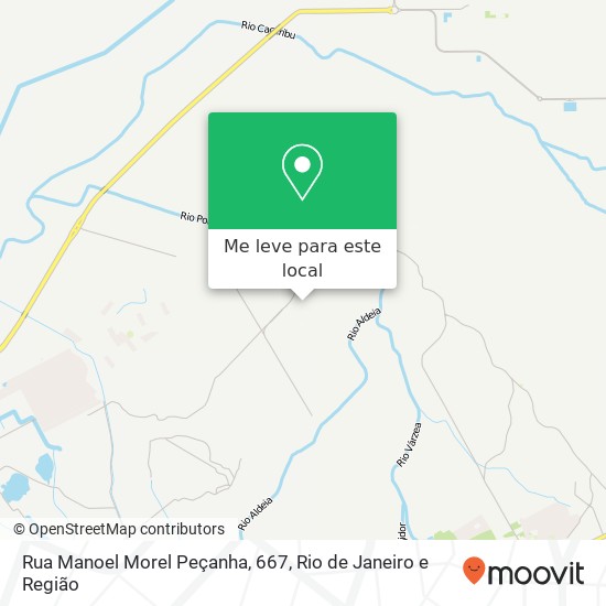 Rua Manoel Morel Peçanha, 667 mapa