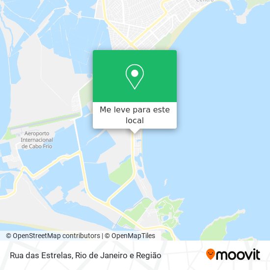 Rua das Estrelas mapa