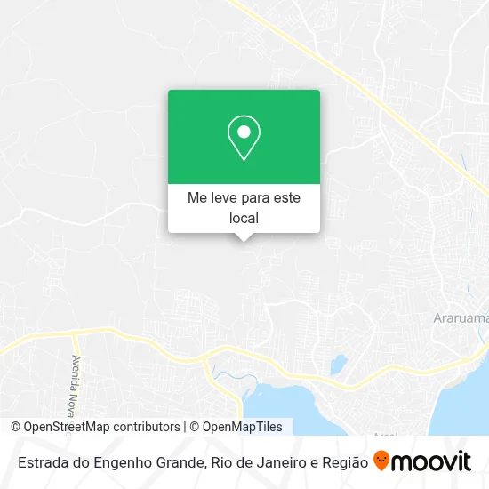 Estrada do Engenho Grande mapa